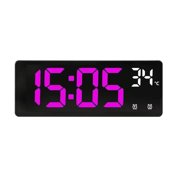 Creative Multi-functional Electronic Clock Simple Large Screen Clock Multi-group Alarm
