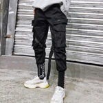 Korean fashion pants, leisure pants, nine-minute pants, men''s fashion pants, loose leggings, students''straight-bottomed ins pants