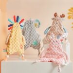 Baby Appease Towel Nursing Teether Kawaii Bunny Ears Newborn Face Towel Baby Toddler Comfort Sleeping Cuddling Towel Doll Toys