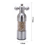 Pepper Mill Gadgets Pepper and Salt Grinder Grinding 4 Color Garlic Grinding Spice Grinder Kitchen Creative Tools BBQ Accessory