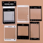 Frame Series Retro Film Journal Decorative Source Material