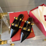 V-home.com Red Packet Head Half Support Willow Nail Sandals Women''s New Fashion