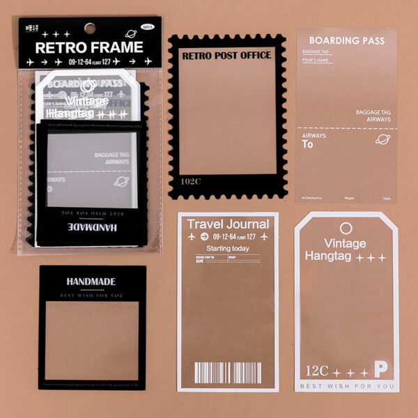 Frame Series Retro Film Journal Decorative Source Material