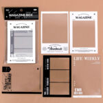 Frame Series Retro Film Journal Decorative Source Material