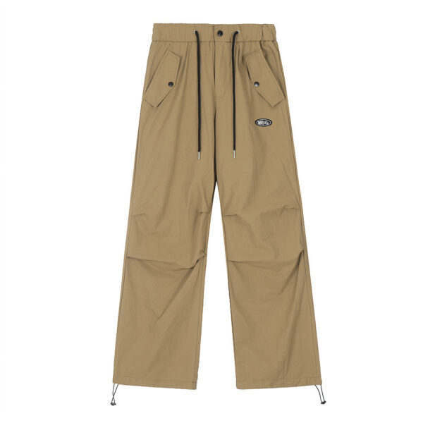 Fashion Pleated Paratrooper Overalls Men