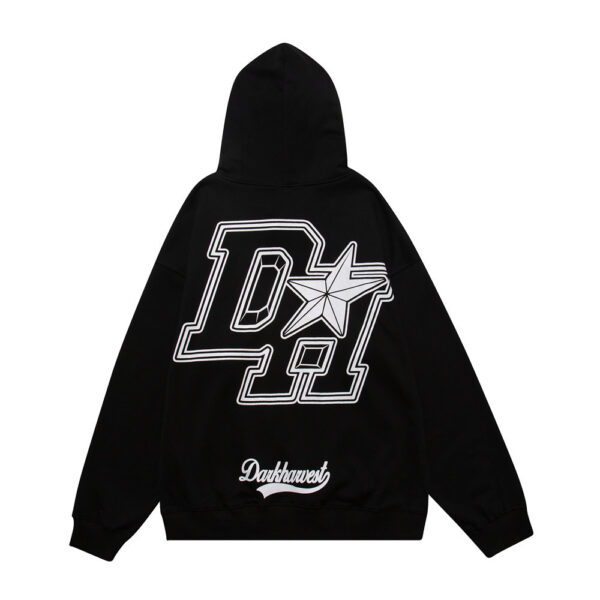 Fashion Letters Printed Hoodie Men