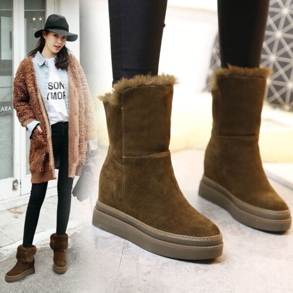 Women Fashion Casual Mid Boots Are Comfortable