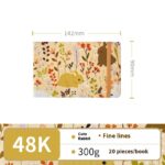 Feiluniao Watercolor Notebook Fabric Handmade Mini Portable Portable Character Sketch Hand Painted Graffiti Drawing Book