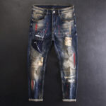 Fashion High-end Fashion Brand Jeans Men