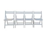 Furniture Slatted Wood Folding Special Event Chairs