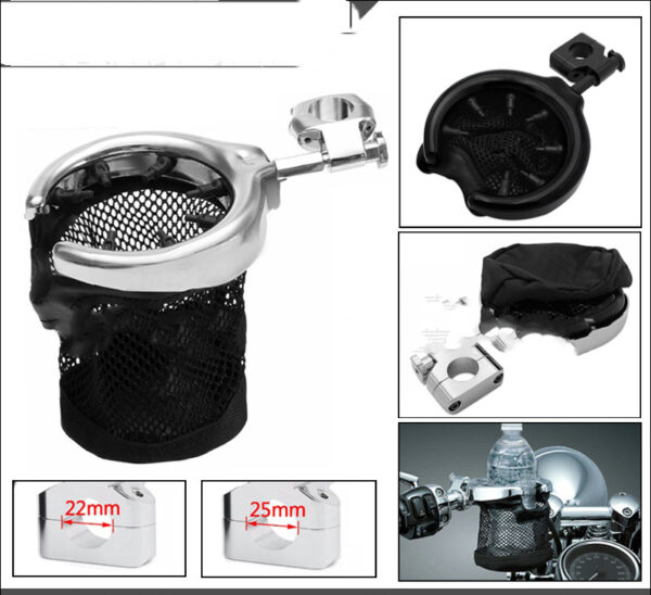 Motorcycle Add Mesh Handle Water Cup Holder